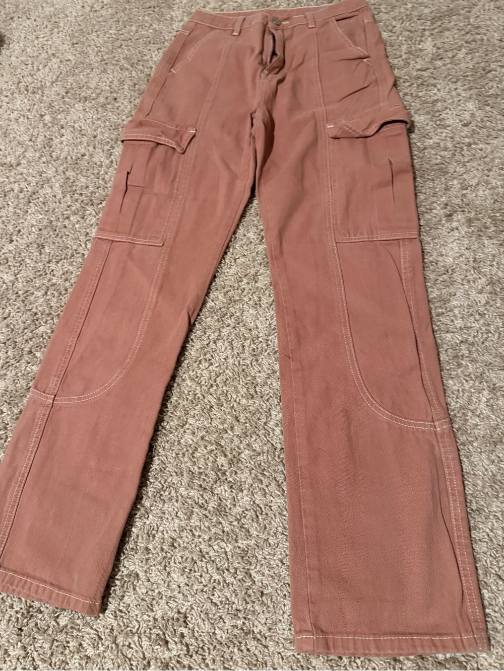 SHEIN Dusty Rose Cargo Pants